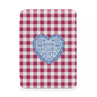 Kobo Clara Color / Black & White Book Lover Burgundy E-Reader Case -