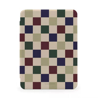 Kobo Clara Color / Black & White Checkered Green E-Reader Case -