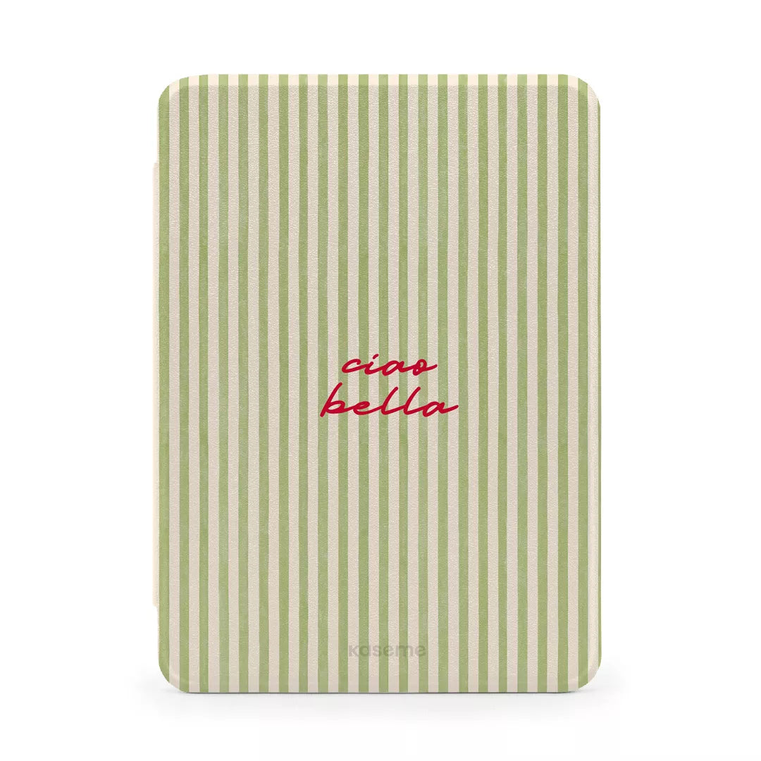 Kobo Clara Color / Black & White Ciao Bella Green E-Reader Case -