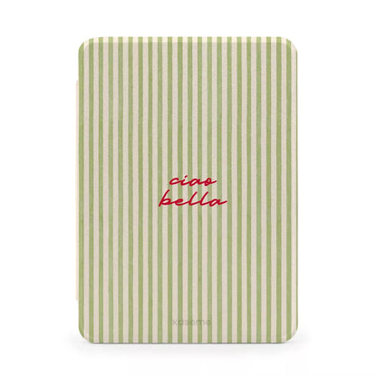 Kobo Clara Color / Black & White Ciao Bella Green E-Reader Case -