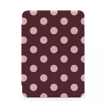 Kobo Clara Color / Black & White Couture Burgundy E-Reader Case -