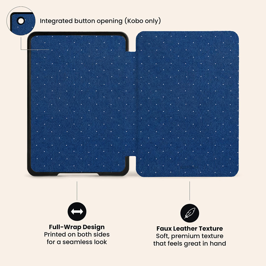 Blue Jean Indigo E-Reader Case Thumbnail en EReader 05