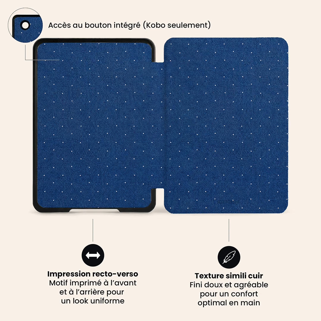 Blue Jean Indigo E-Reader Case Thumbnail fr EReader 05