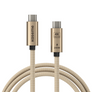Cable USB-C à USB-C beige