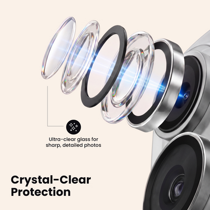 Camera Lens Aluminum - Black