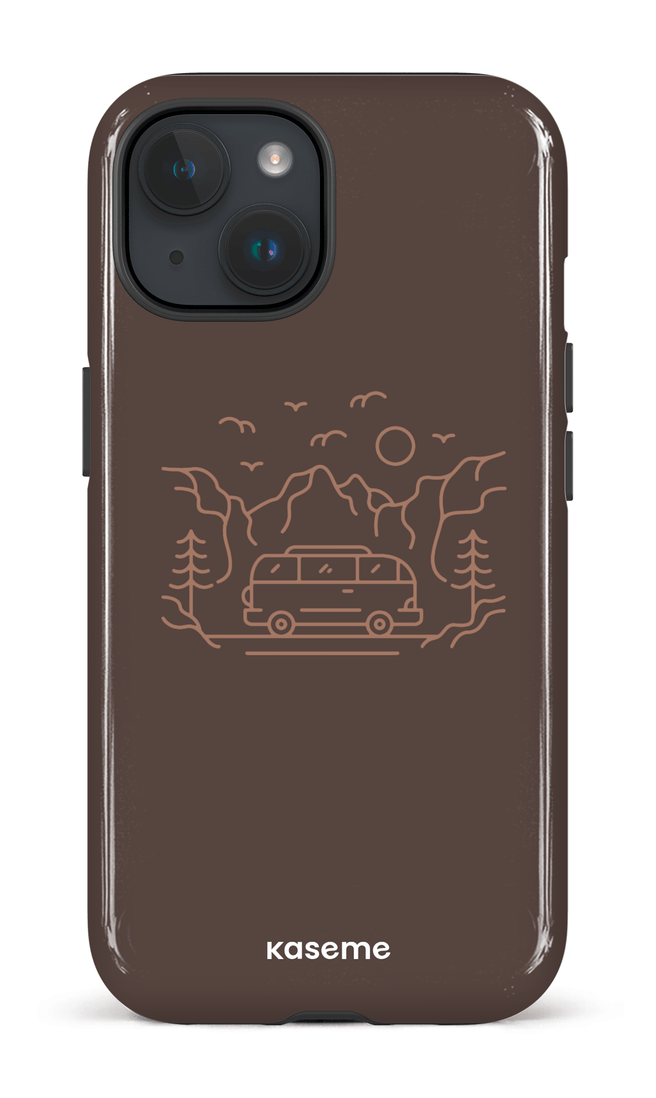 Camp Life Mocha - iPhone 15 Tough (Gloss)