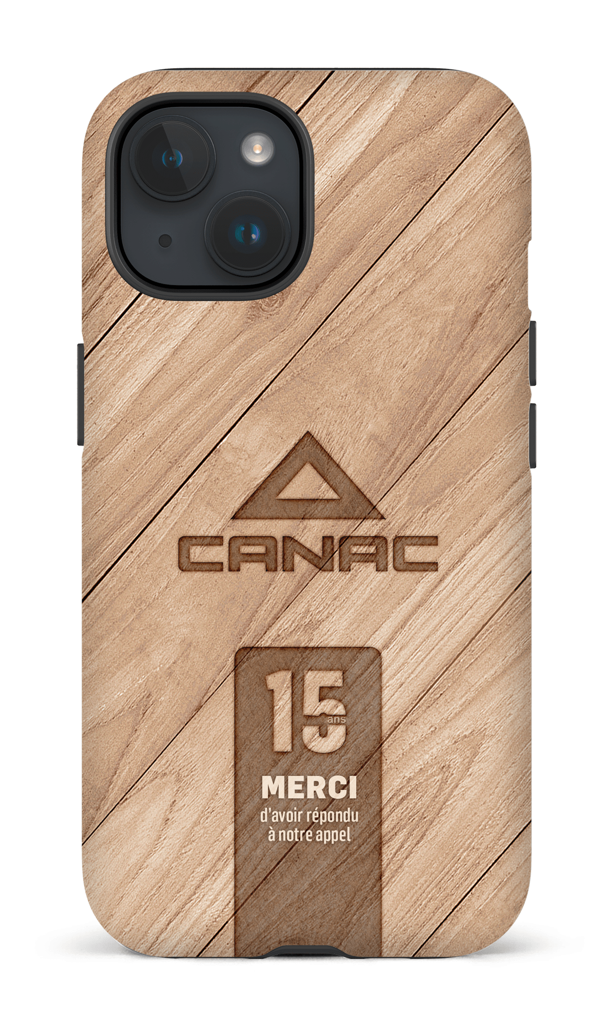 Canac 15 ans - iPhone 15 Tough (Matte)
