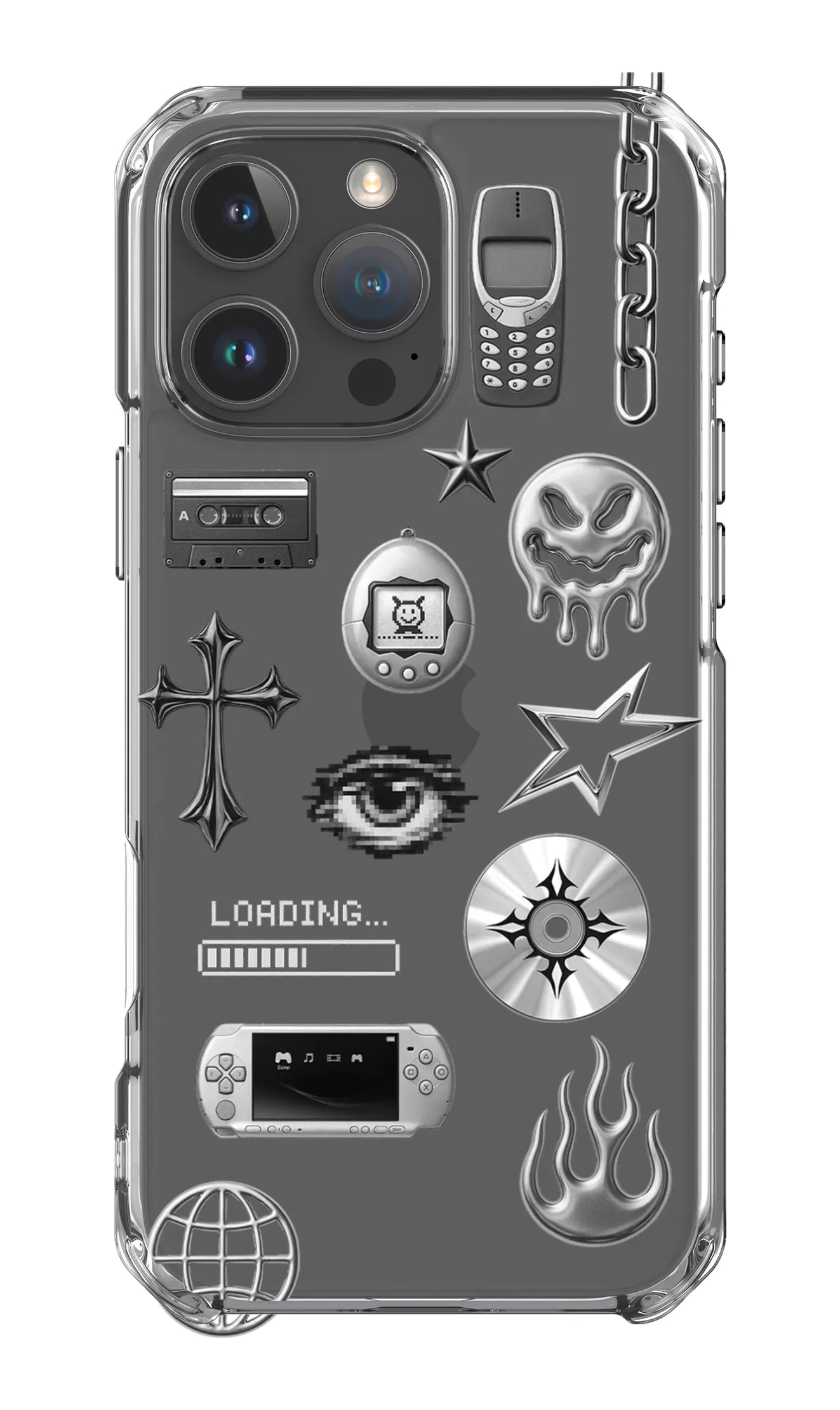  Chrome Clear Case -