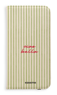 Ciao Bella Green Folio Case