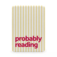 Kindle Paperwhite 6 / Colorsoft Probably Reading Yellow Kindle Case -