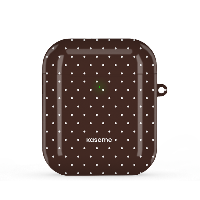 Ditsy Brown AirPods Case