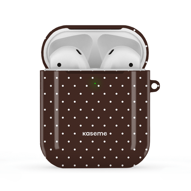 Ditsy Brown AirPods Case