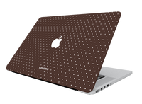 Ditsy Brown MacBook Skin