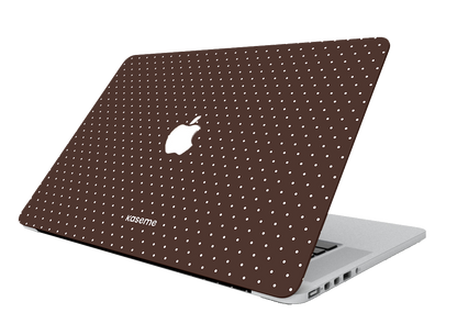 Ditsy Brown MacBook Skin