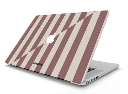 Divided Brown MacBook Skin
