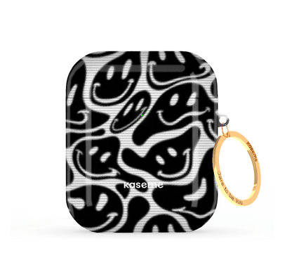 Dystopia Black AirPods Case