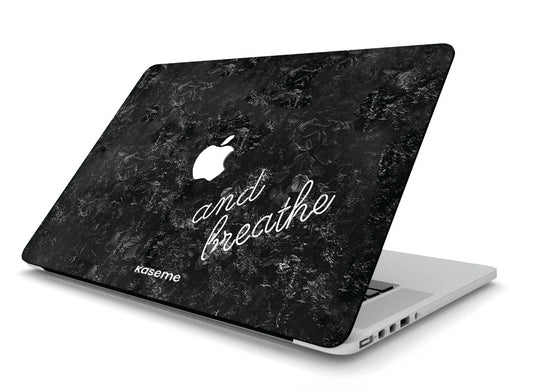 Exhale Black MacBook skin