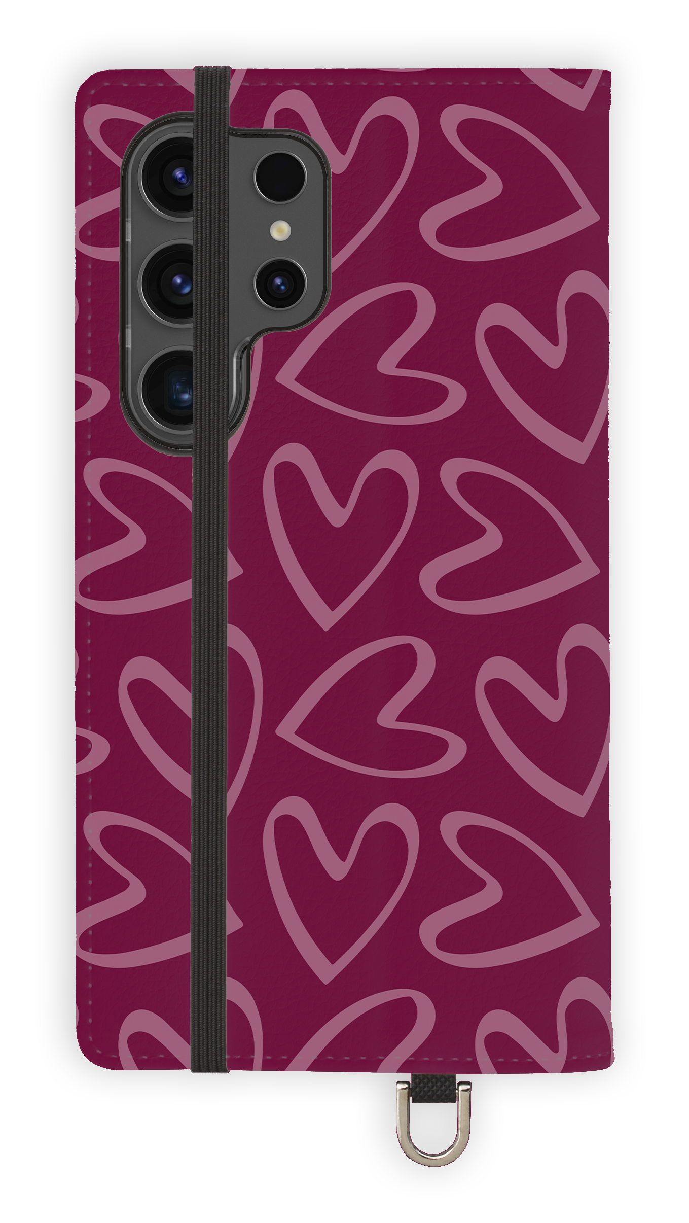 Folio Case S24 Ultra Heart beat Folio Case -