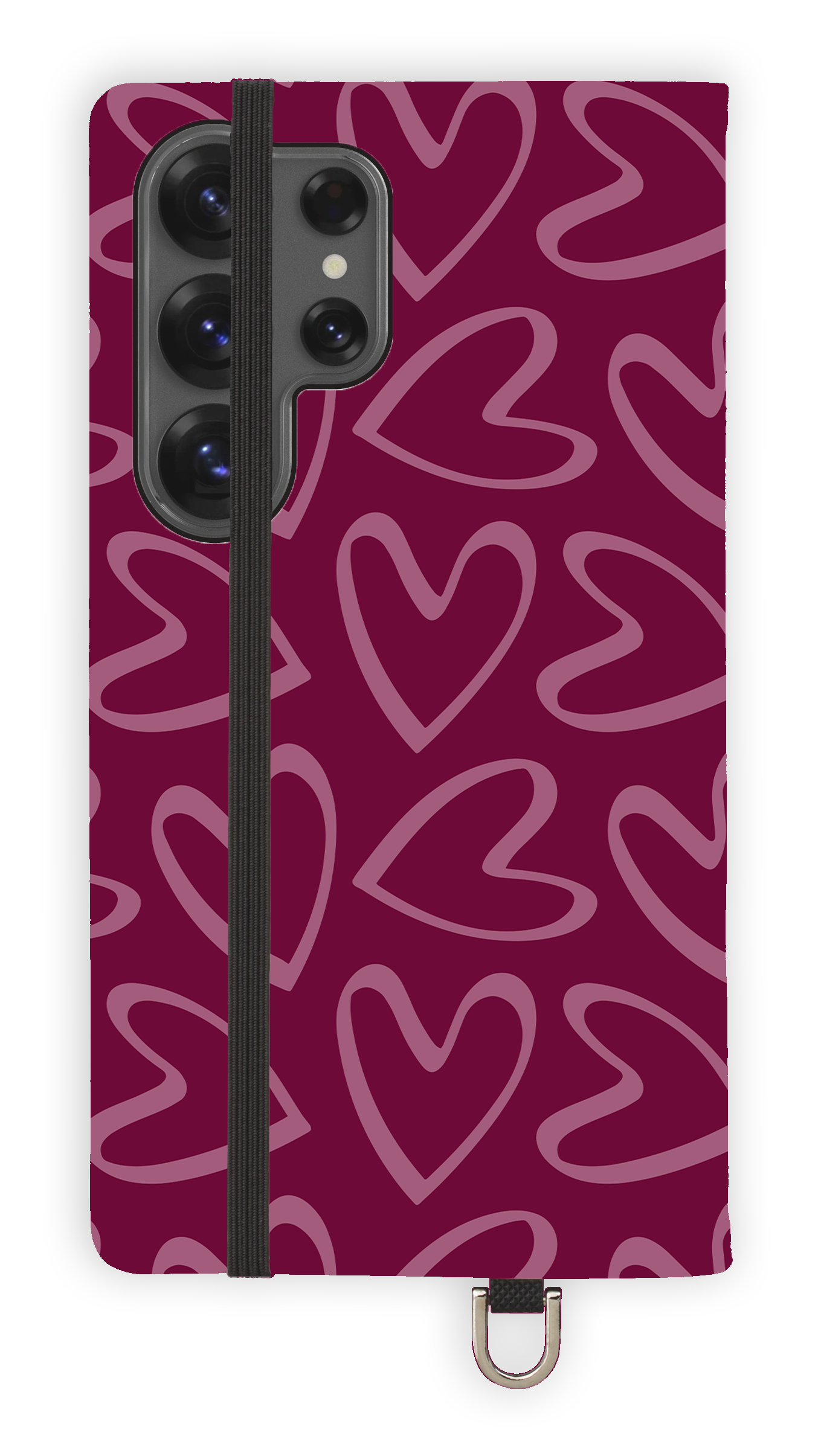 Folio Case S25 Ultra Heart beat Folio Case -