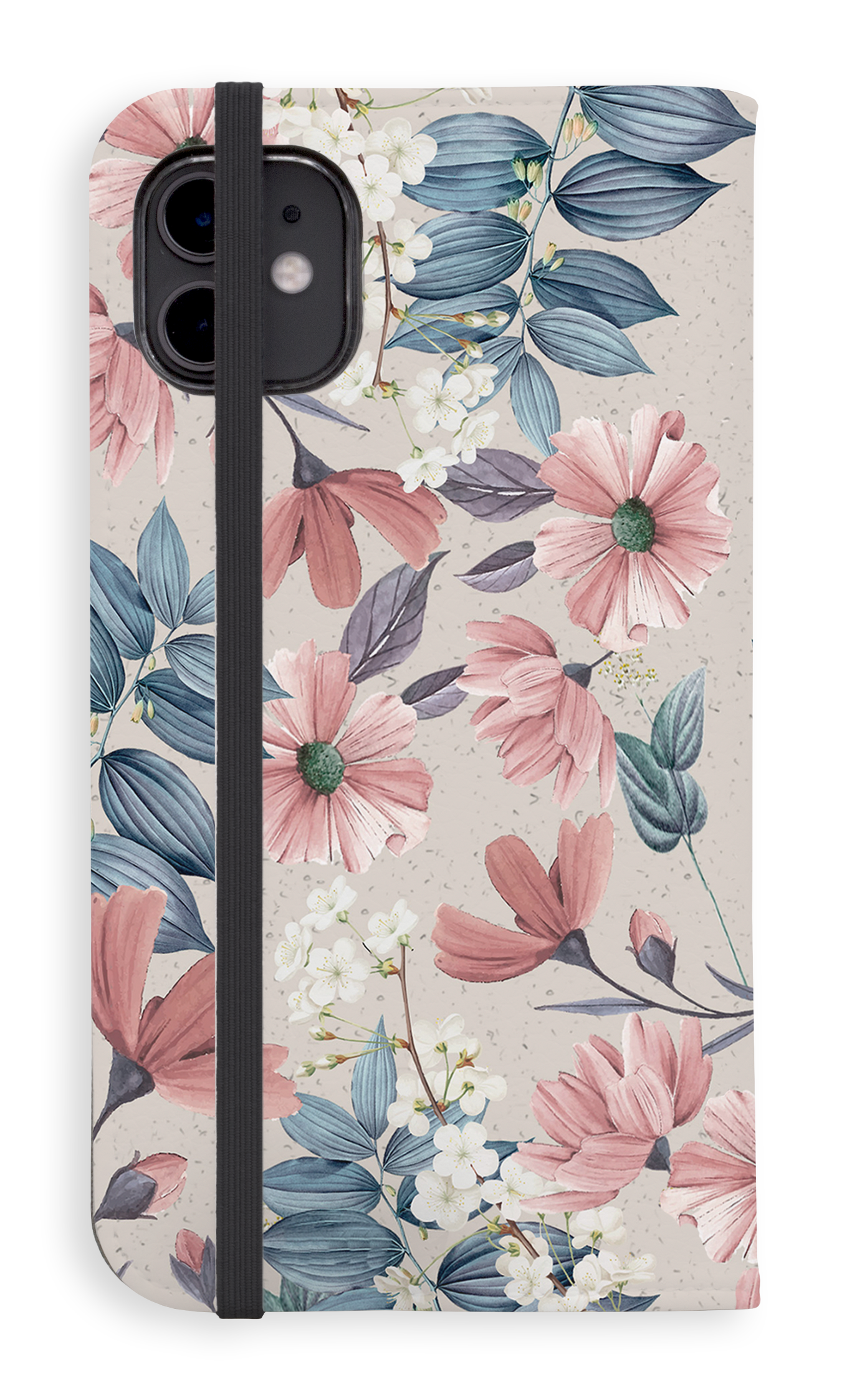 Folio Case iPhone 11 Fall Flowers - Folio Case -
