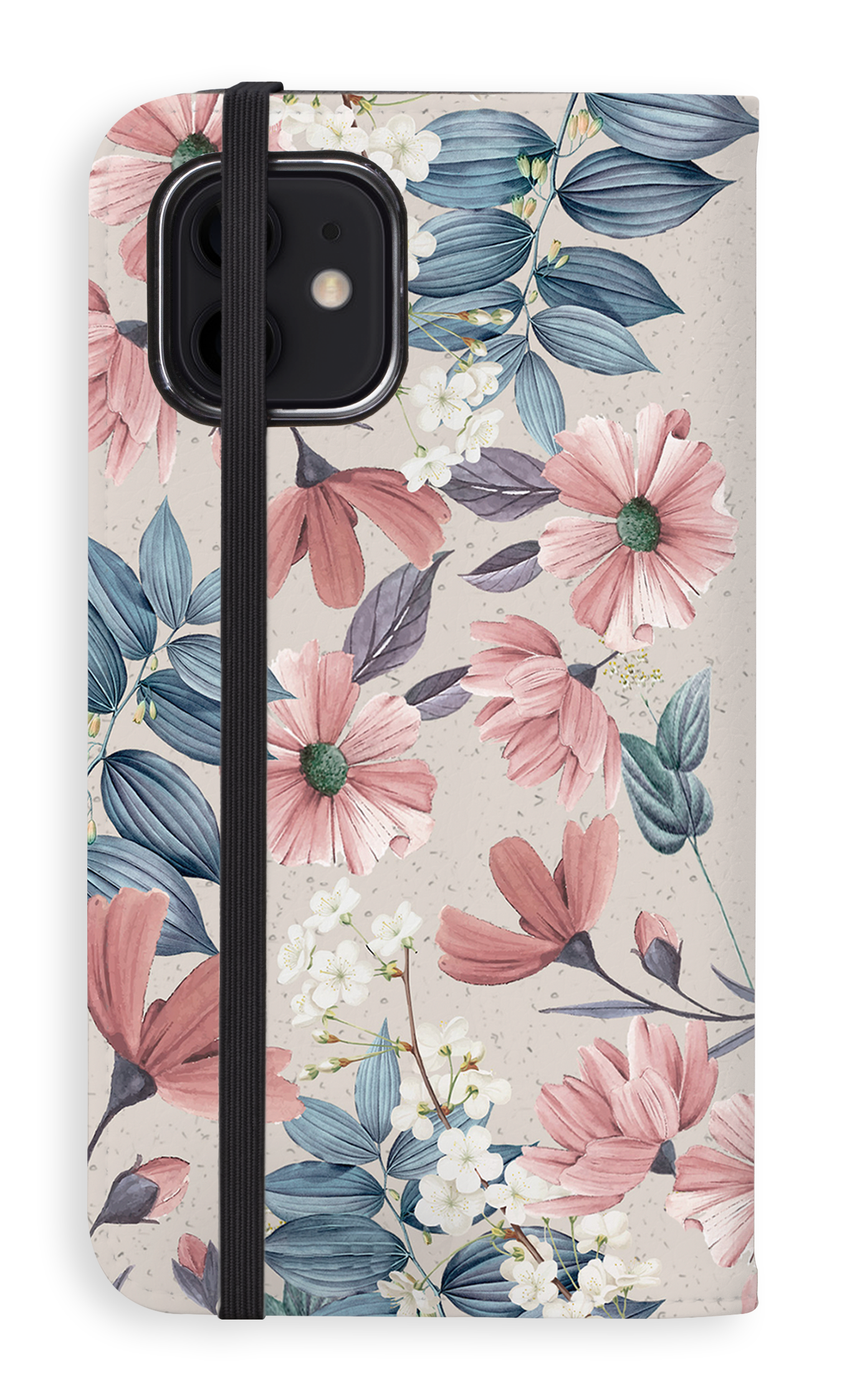 Folio Case iPhone 12 Fall Flowers - Folio Case -