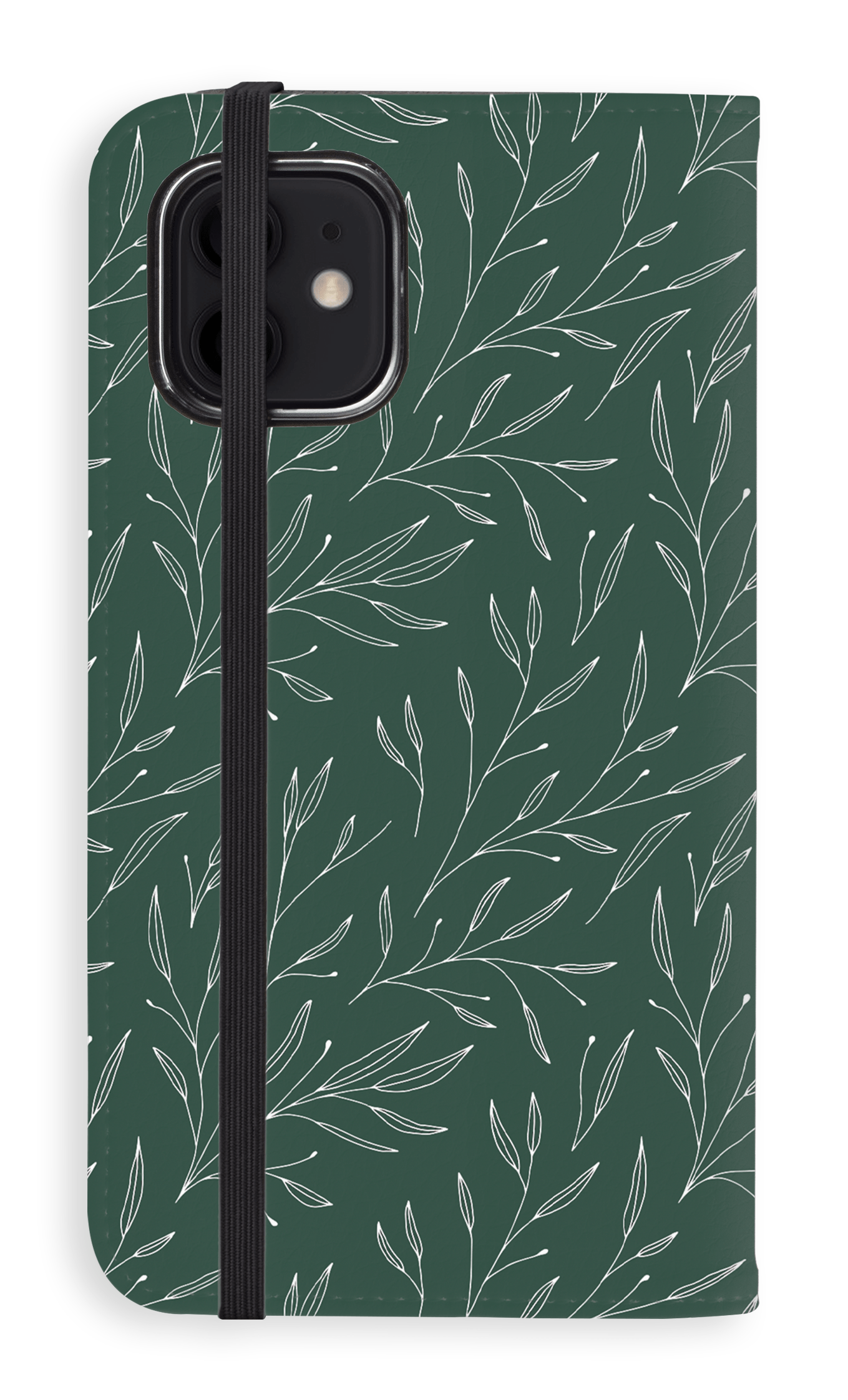 Folio Case iPhone 12 Hibiscus - Folio Case -