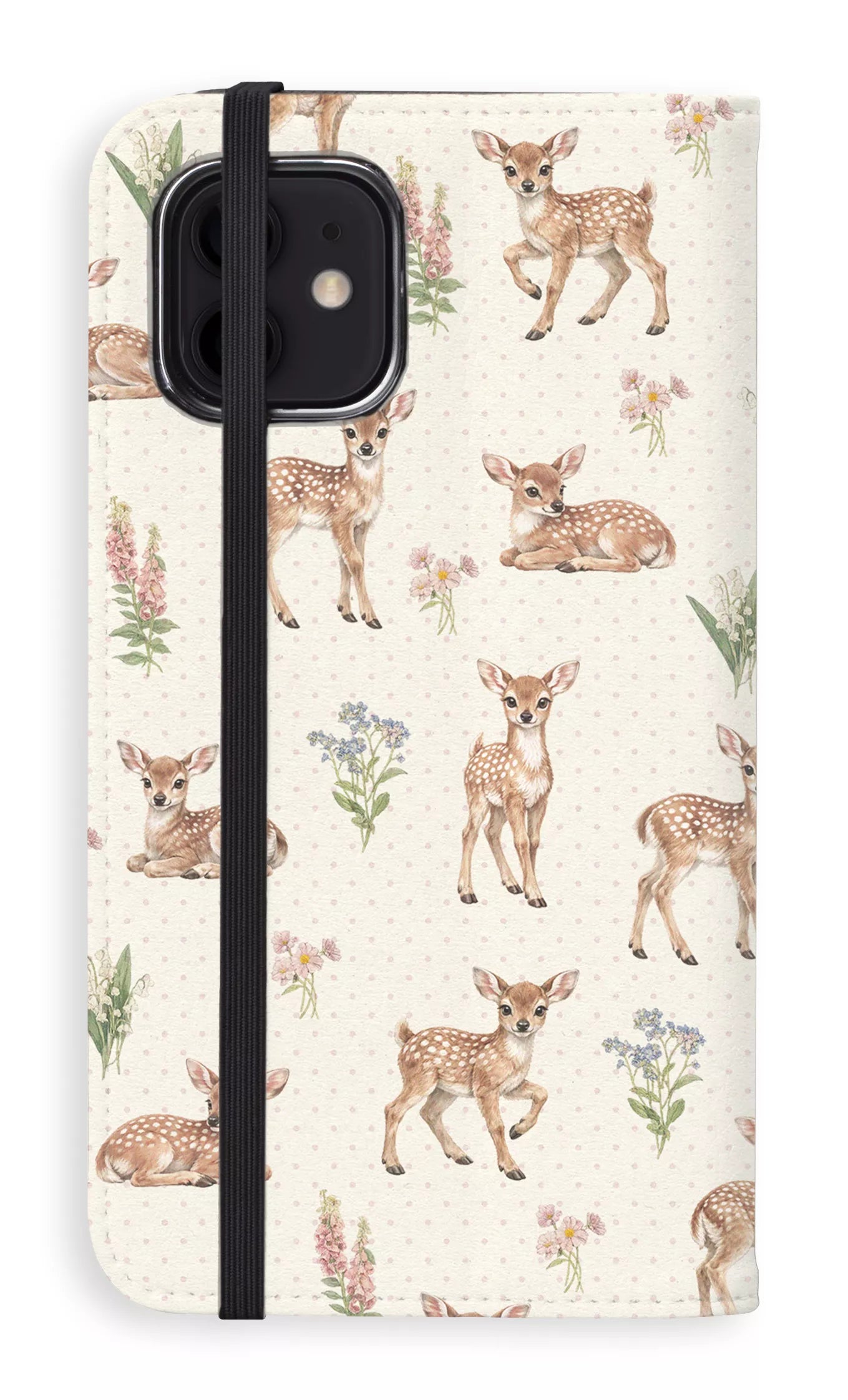 Folio Case iPhone 12 Mini Sweet Bambi Folio Case -