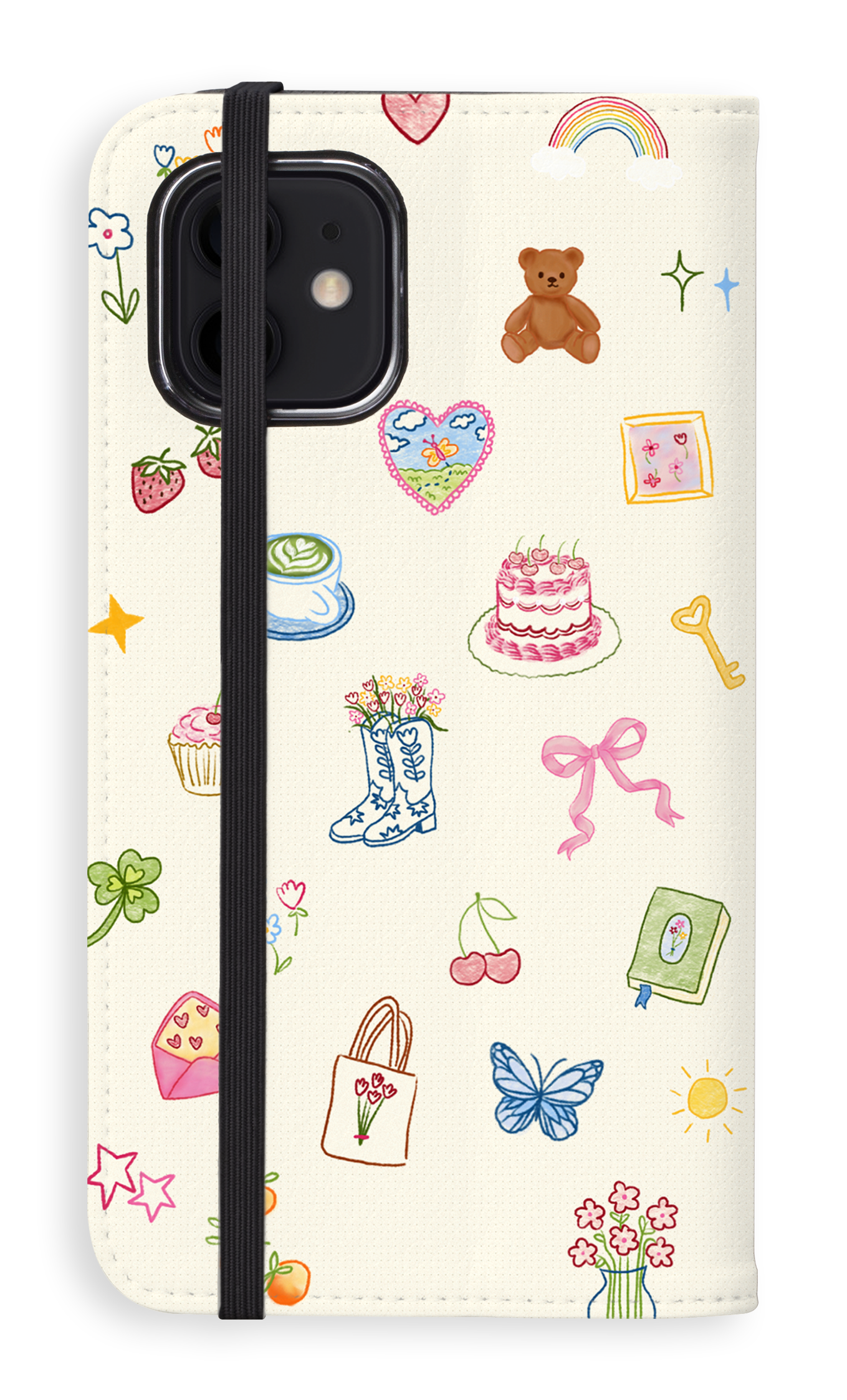 Folio Case iPhone 12 Poetry Folio Case -