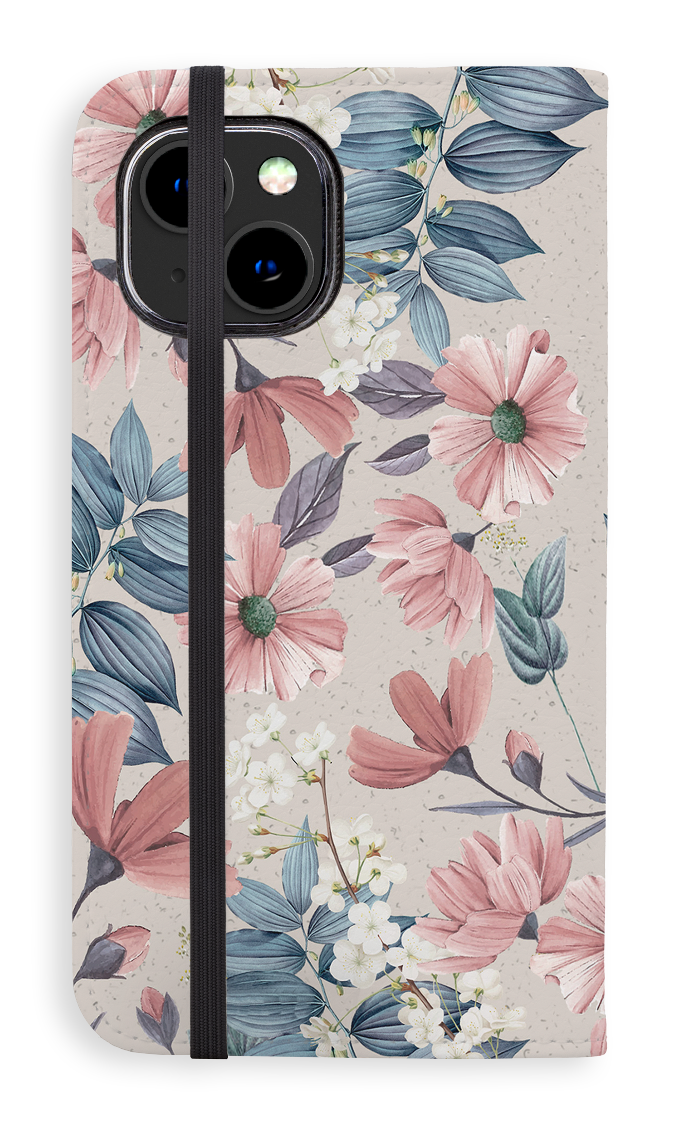 Folio Case iPhone 13 Fall Flowers - Folio Case -