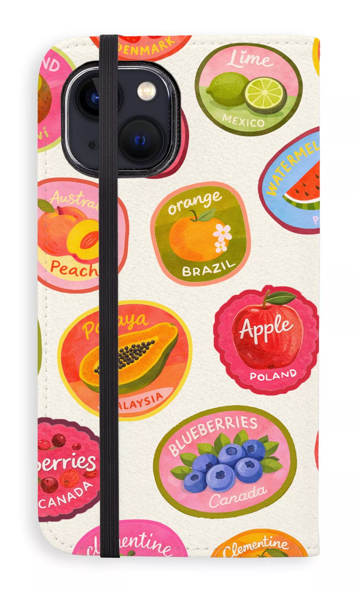 Folio Case iPhone 13 Mini Frutti Folio Case -