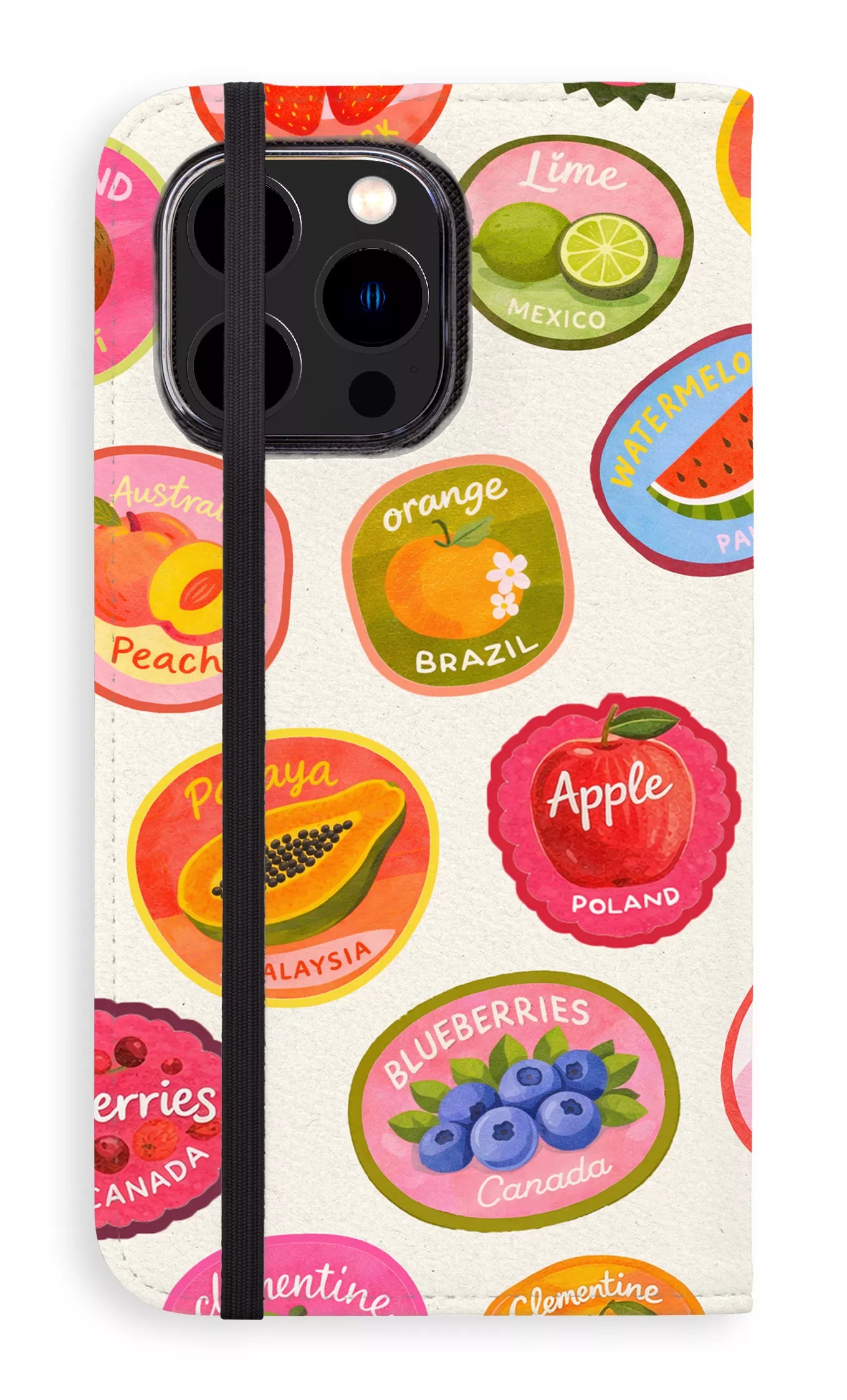 Folio Case iPhone 13 Pro Max Frutti Folio Case -