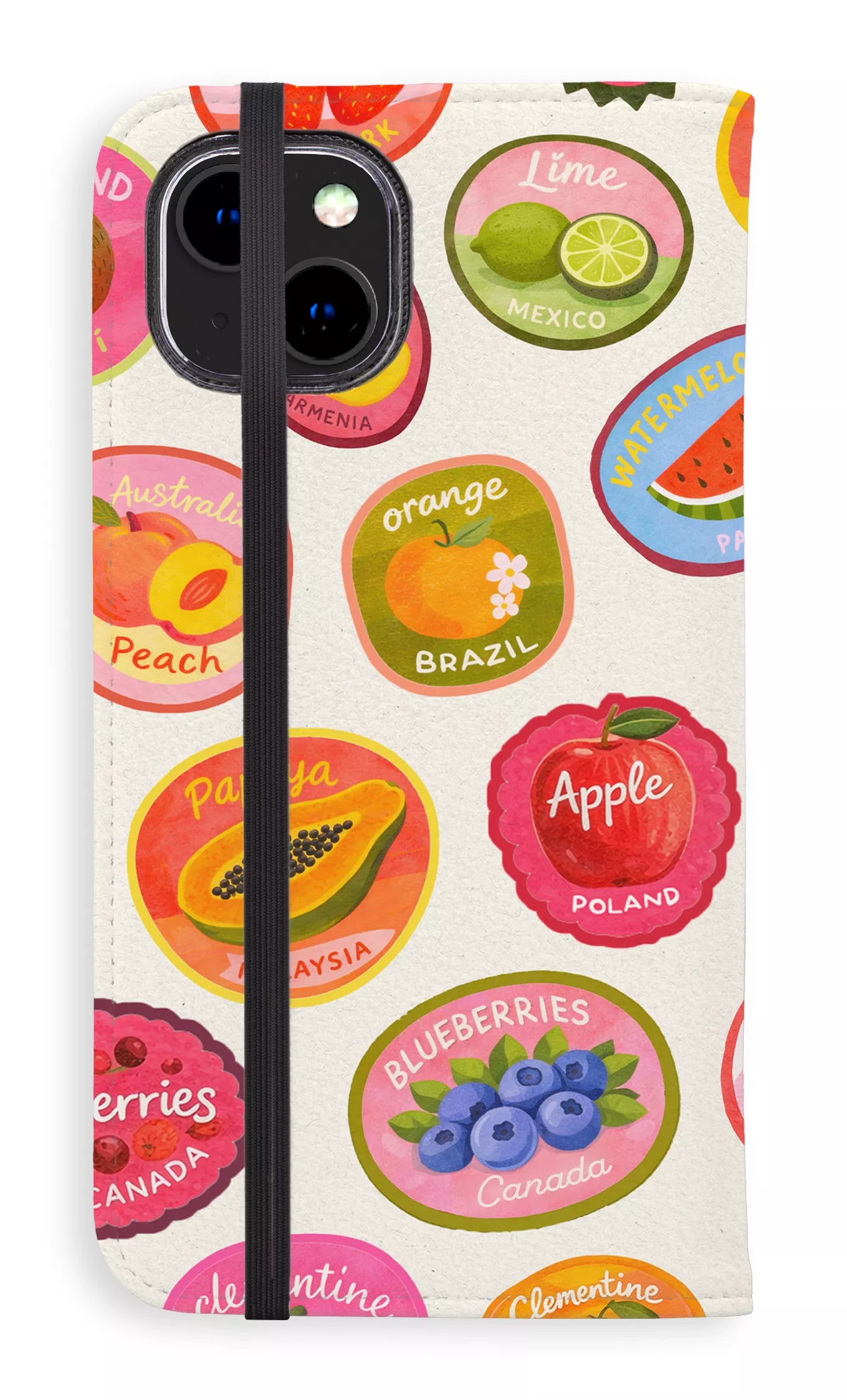Folio Case iPhone 14 Plus Frutti Folio Case -