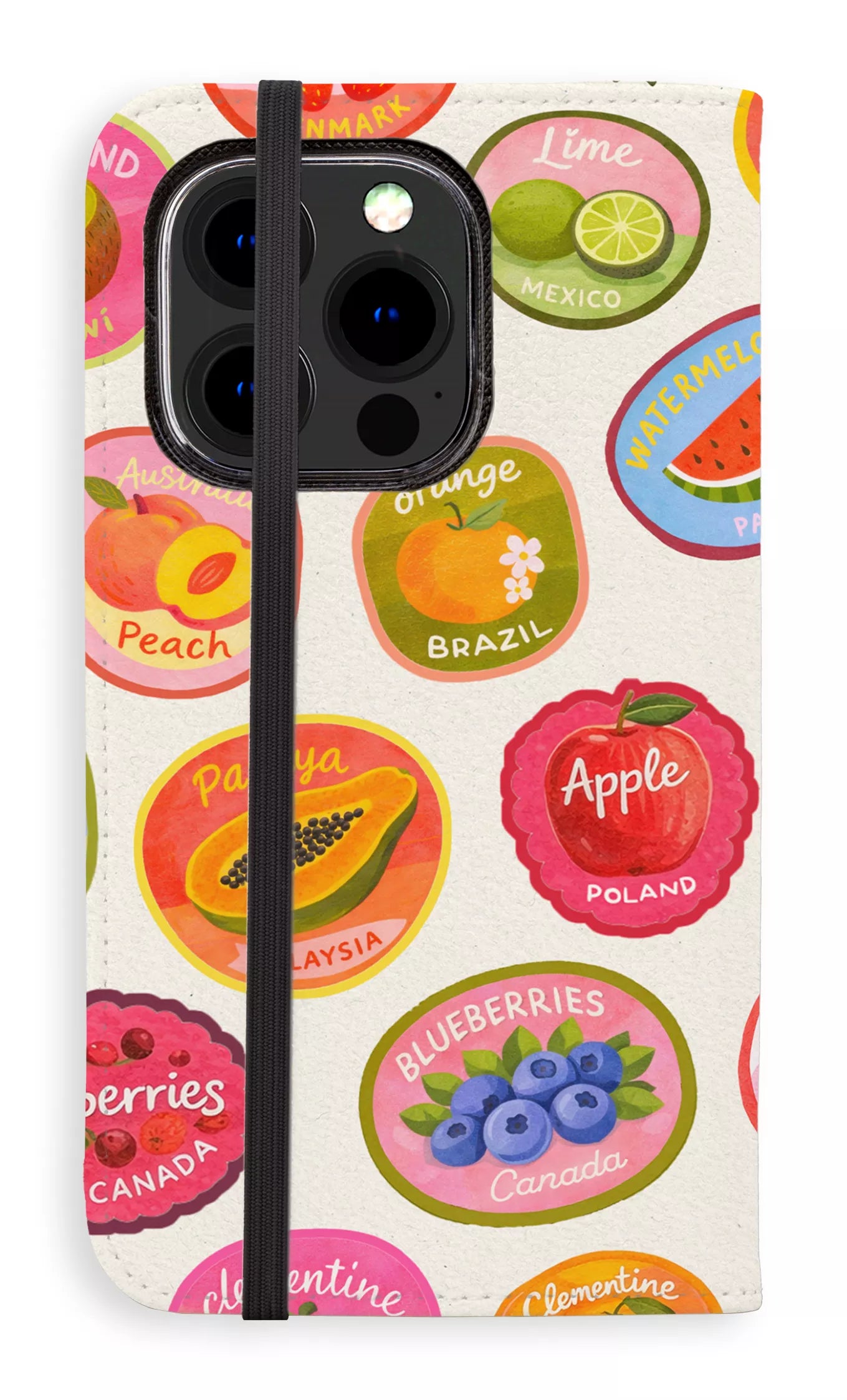 Folio Case iPhone 14 Pro Frutti Folio Case -