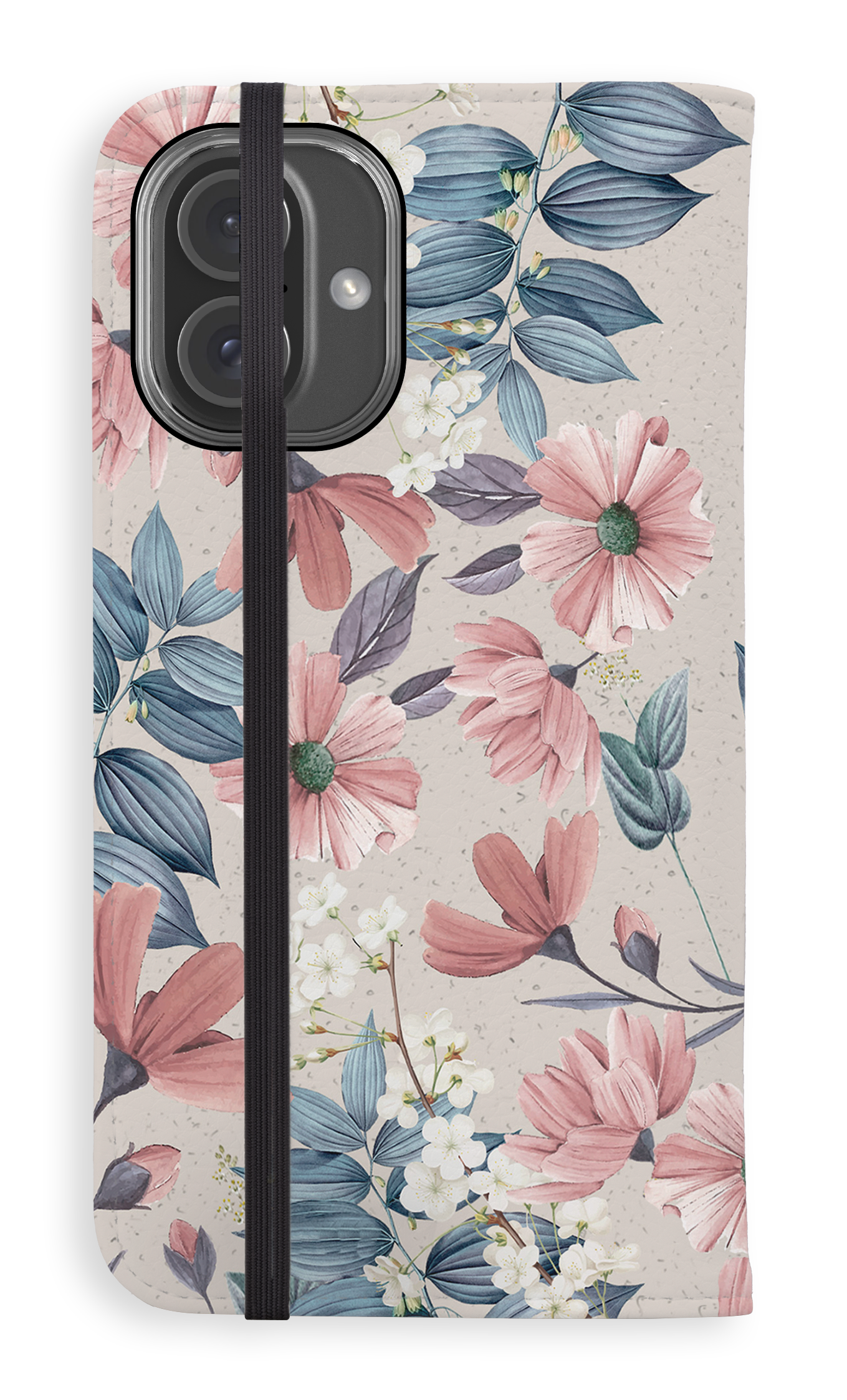 Folio Case iPhone 15 Plus Fall Flowers - Folio Case -