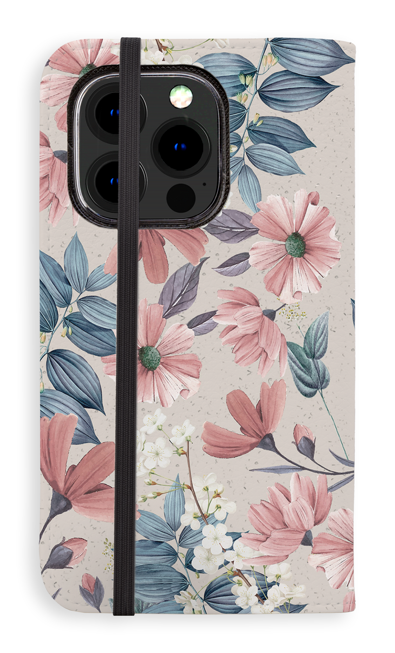 Folio Case iPhone 15 Pro Fall Flowers - Folio Case -