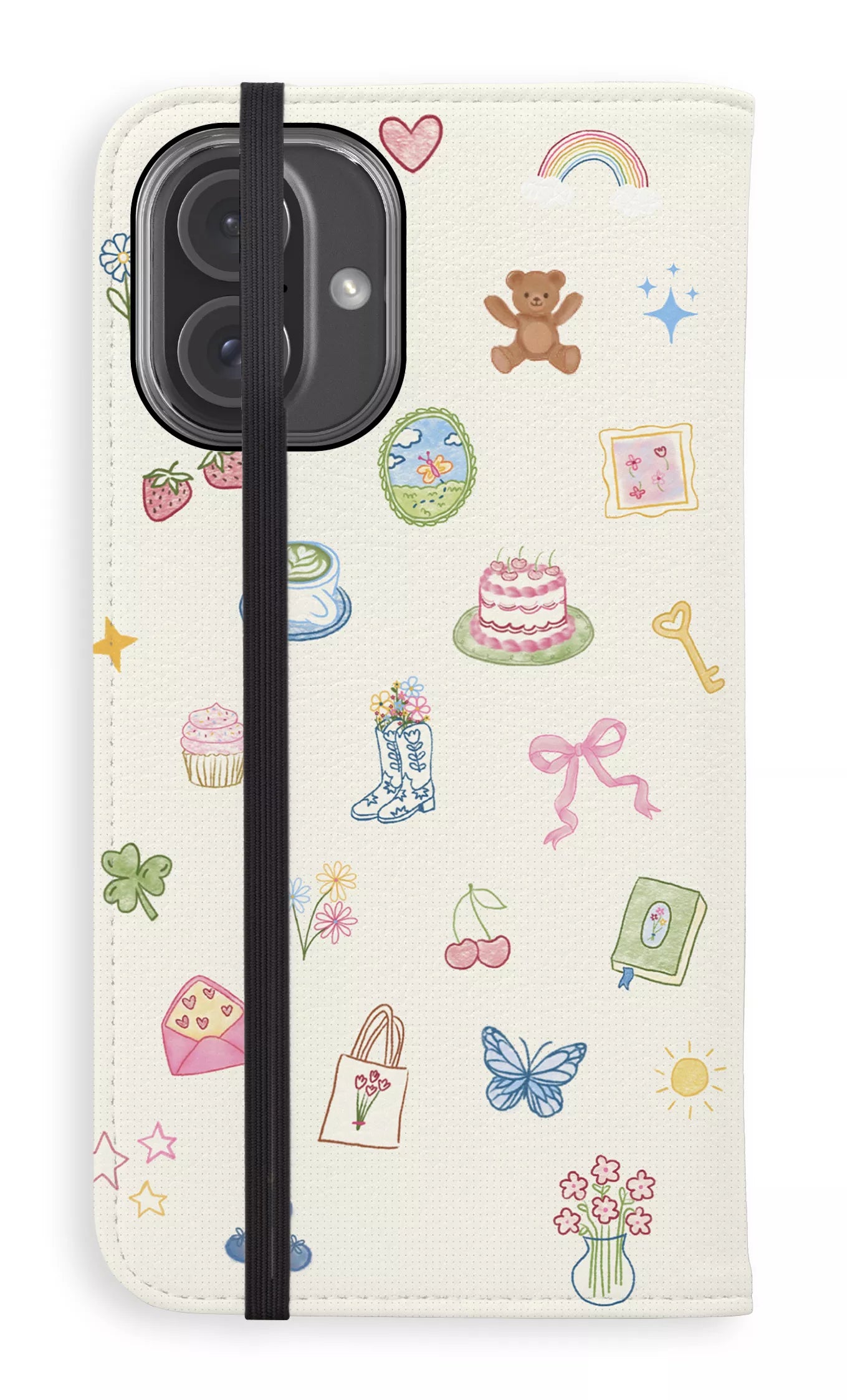 Folio Case iPhone 16 Plus Poetry Folio Case -