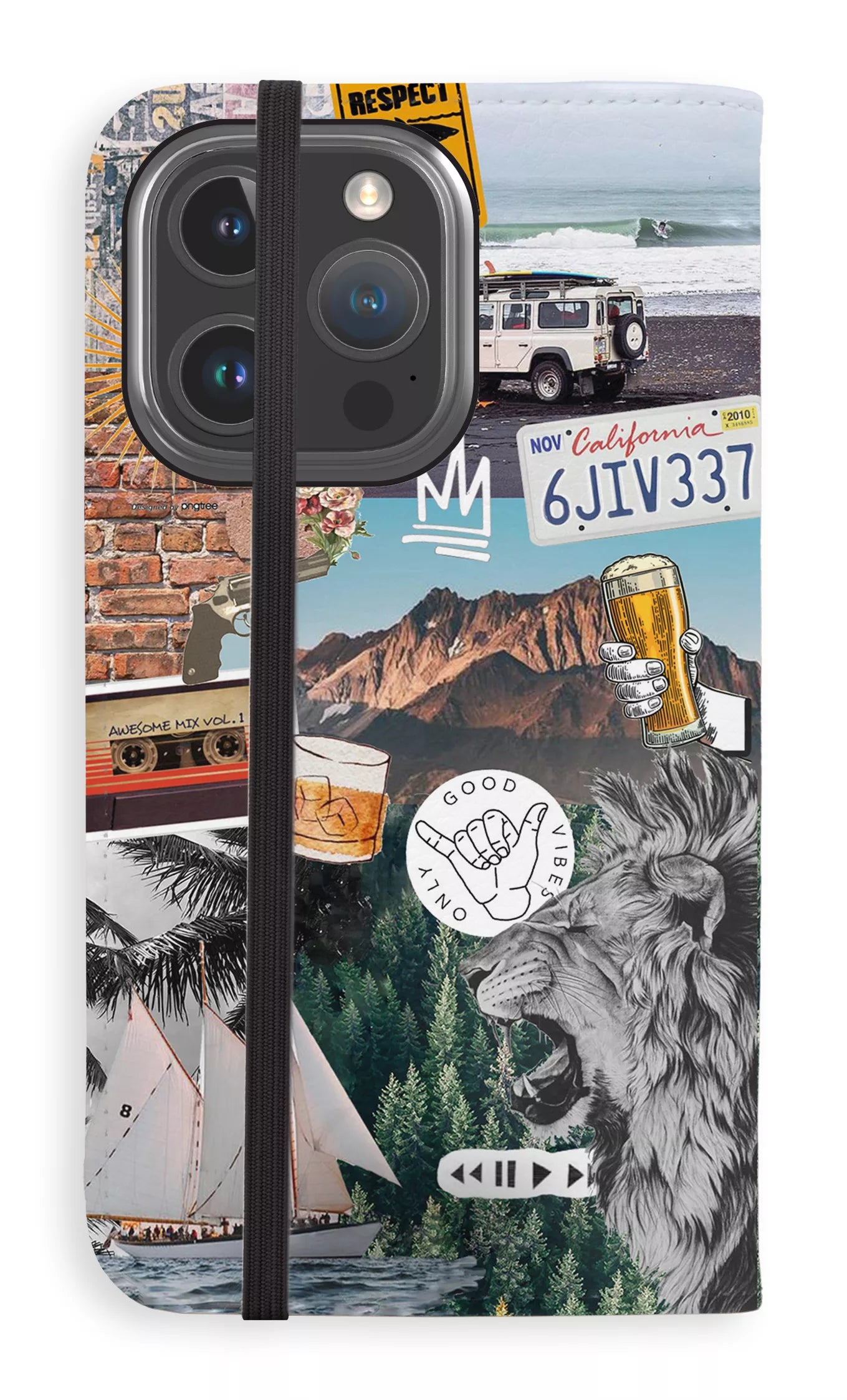 Folio Case iPhone 16 Pro Groovy Folio Case -