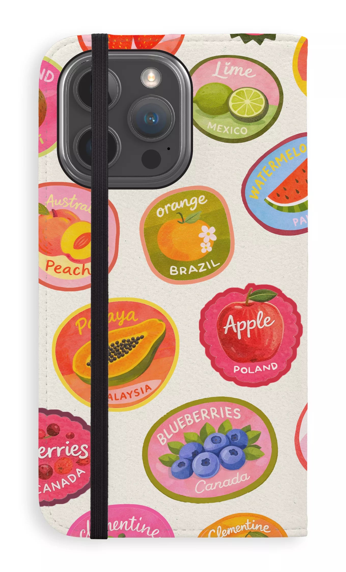 Folio Case iPhone 16 Pro Max Frutti Folio Case -