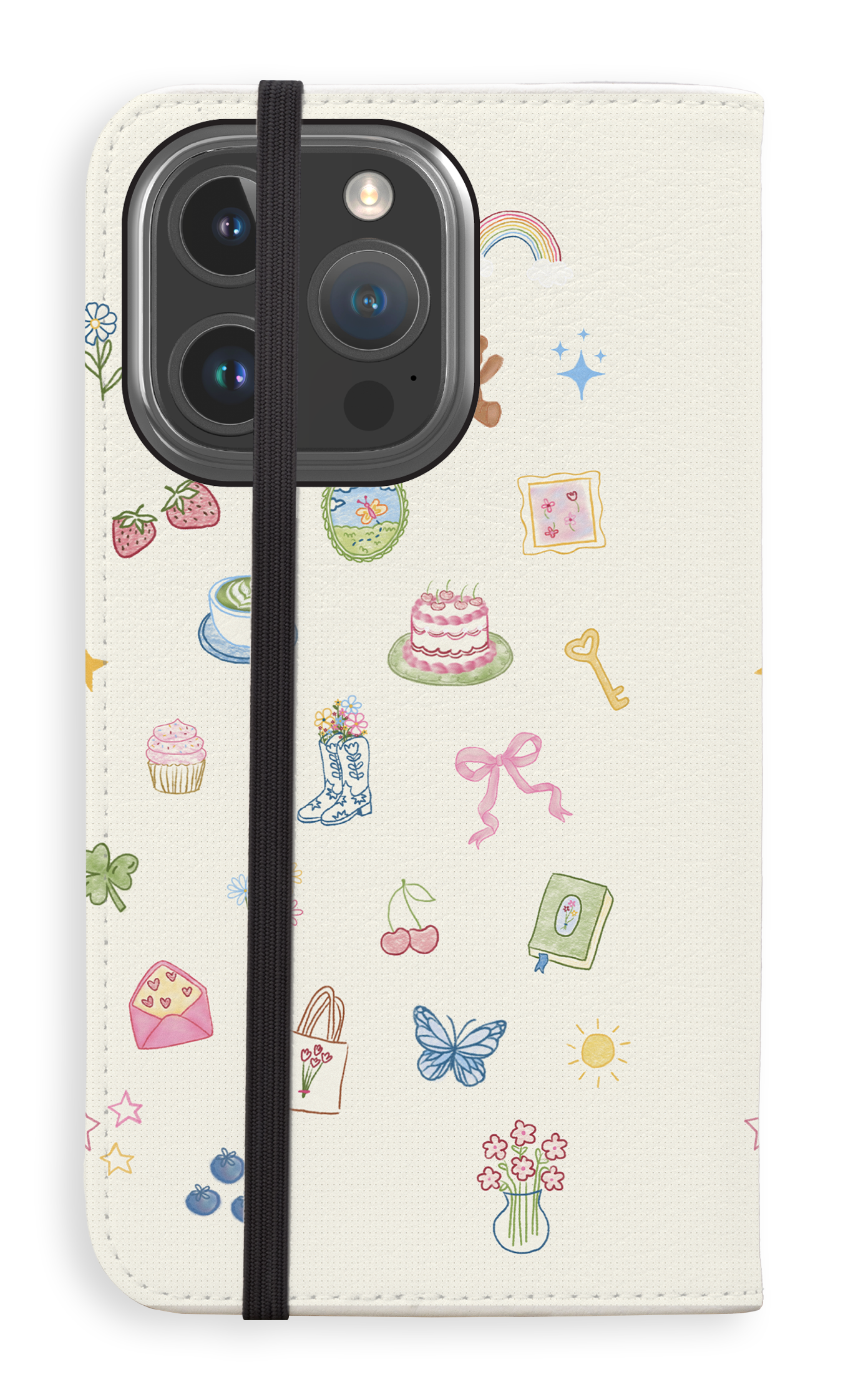 Folio Case iPhone 16 Pro Poetry Folio Case -