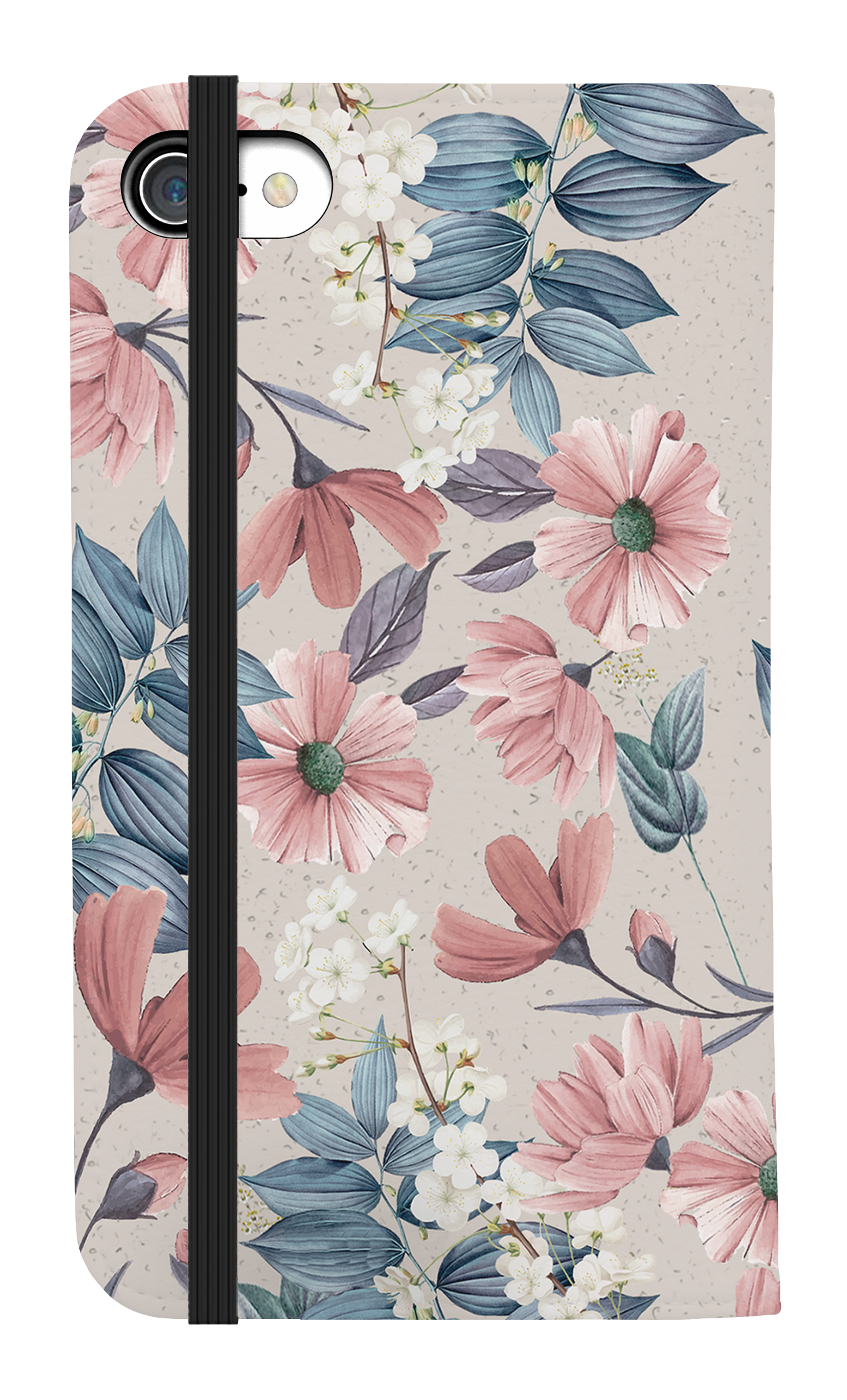 Folio Case iPhone SE Fall Flowers - Folio Case -