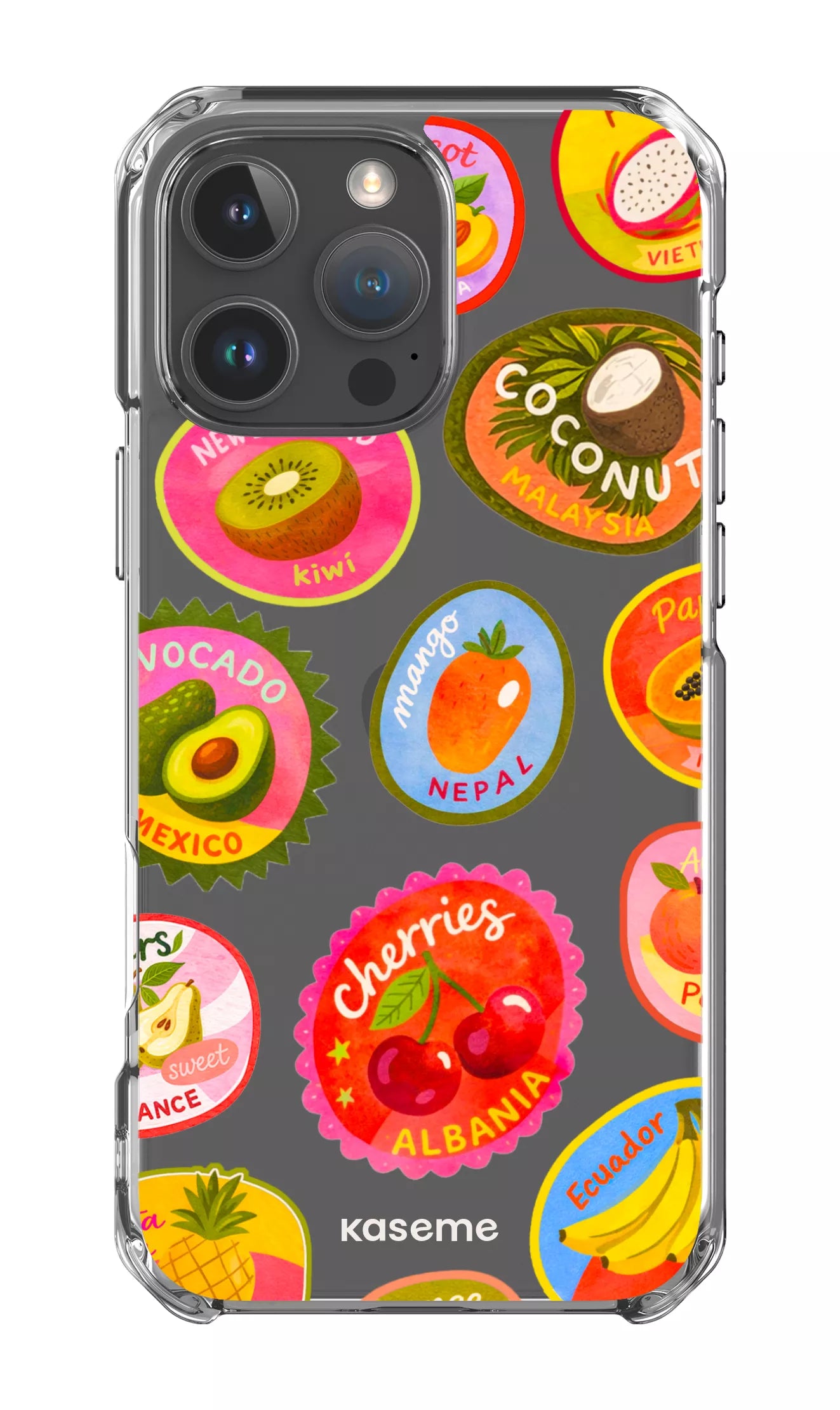  Frutti Clear Case -
