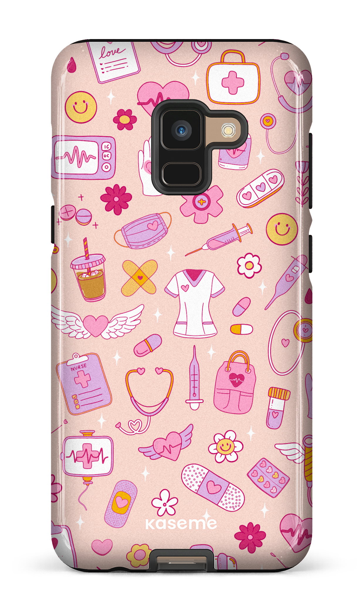 Galaxy A8 Tough Code Pink -