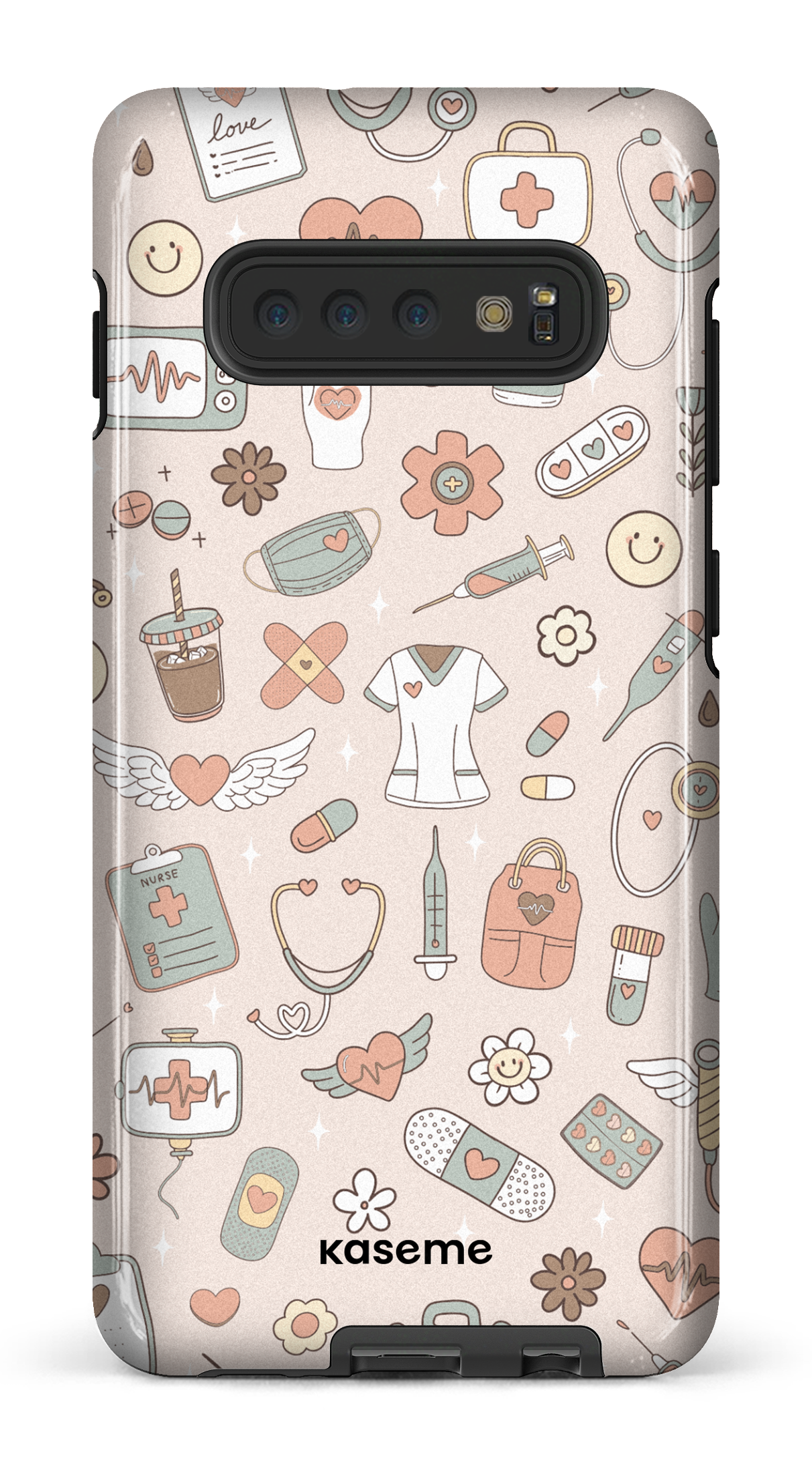 Galaxy S10 Plus Tough Code Beige -