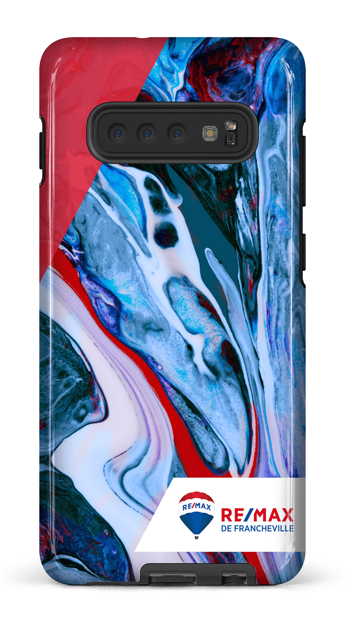 Galaxy S10 Plus Tough Peinture marbrée claire de Francheville -