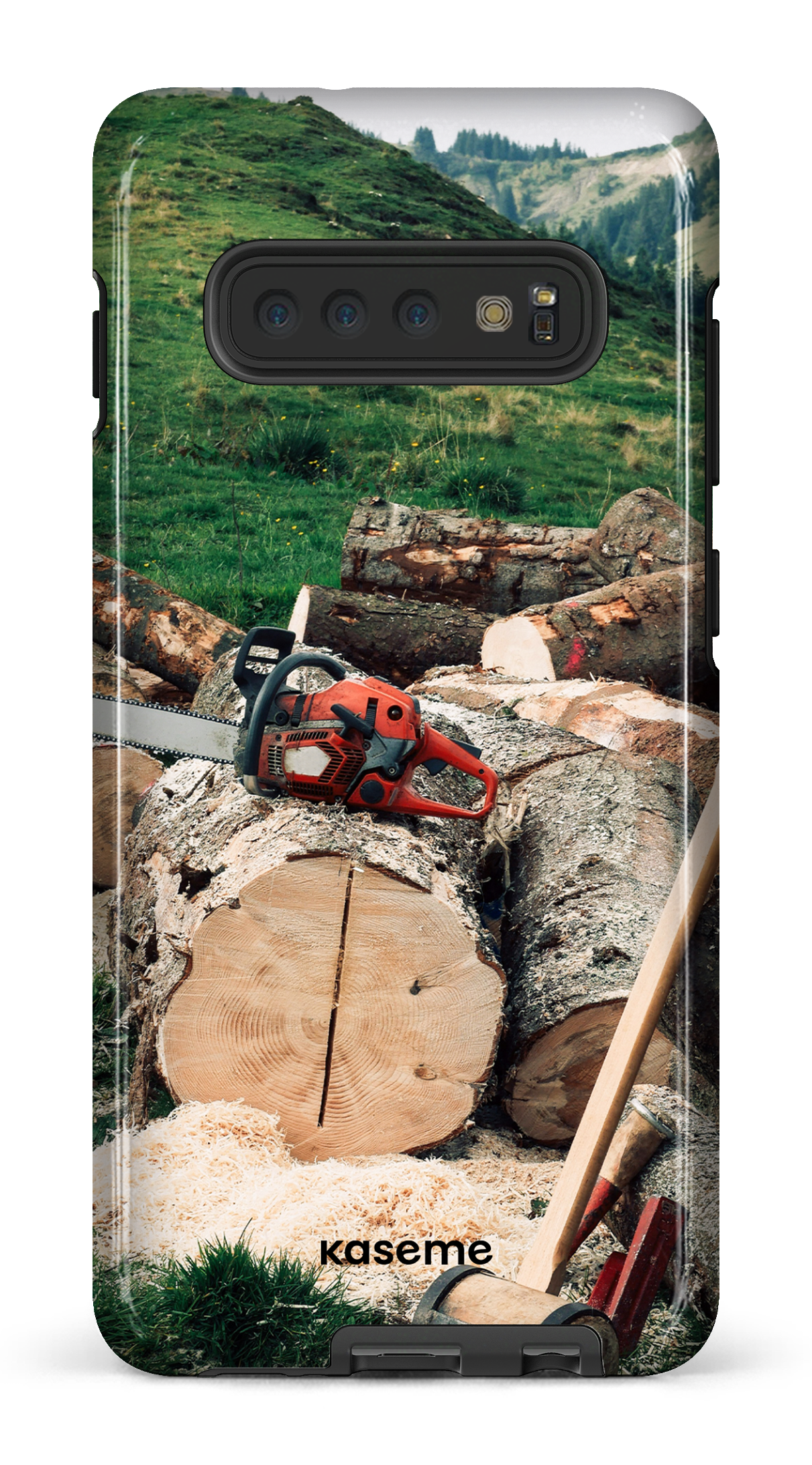 Galaxy S10 Plus Tough Timber Cut -