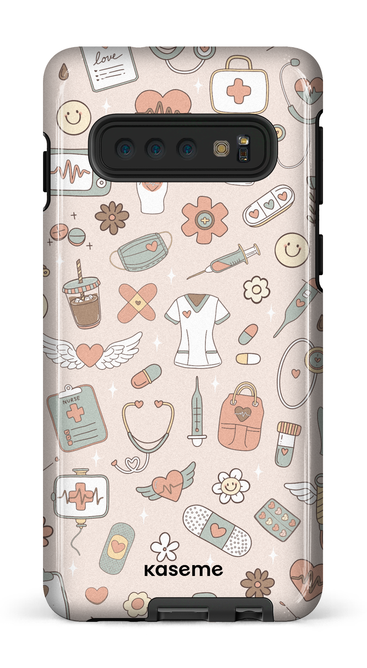 Galaxy S10 Tough Code Beige -