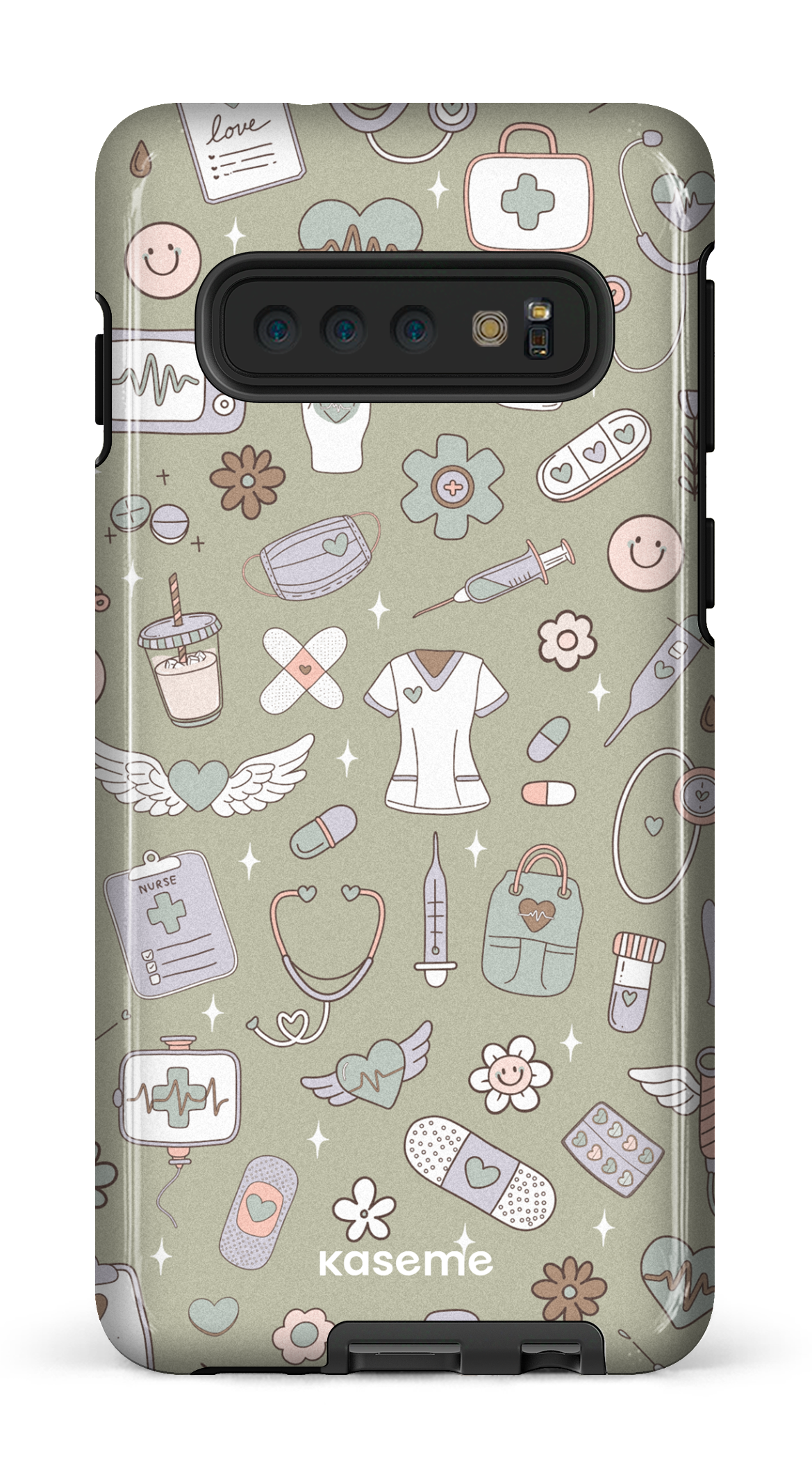 Galaxy S10 Tough Code Green -