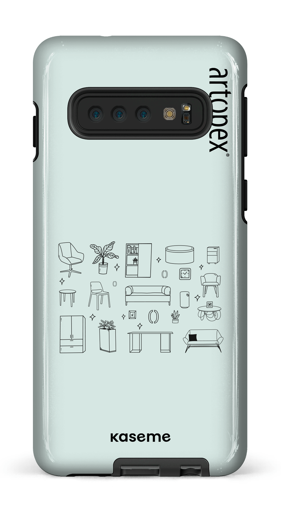 Galaxy S10 Tough L'essentiel menthe par Artopex -