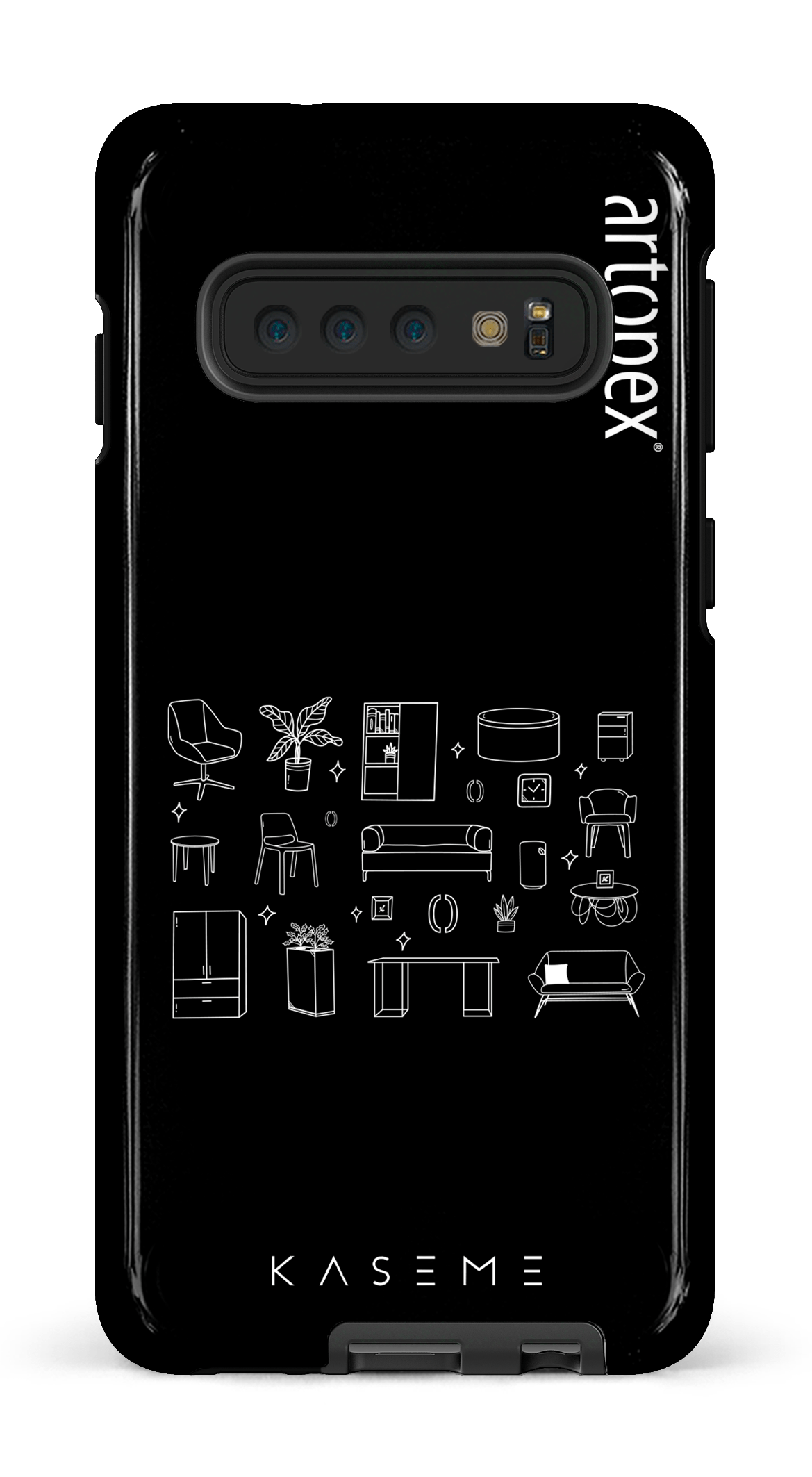 Galaxy S10 Tough L'essentiel noir par Artopex -