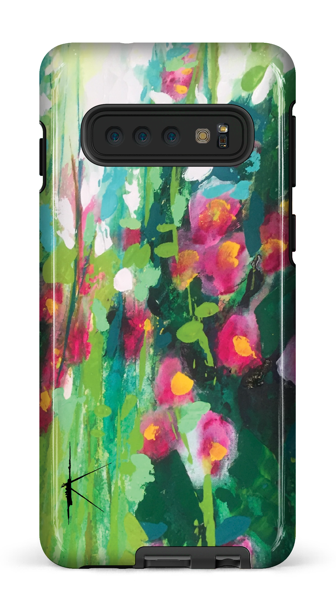 Galaxy S10 Tough La Rose Trémière par Kristine Girard -